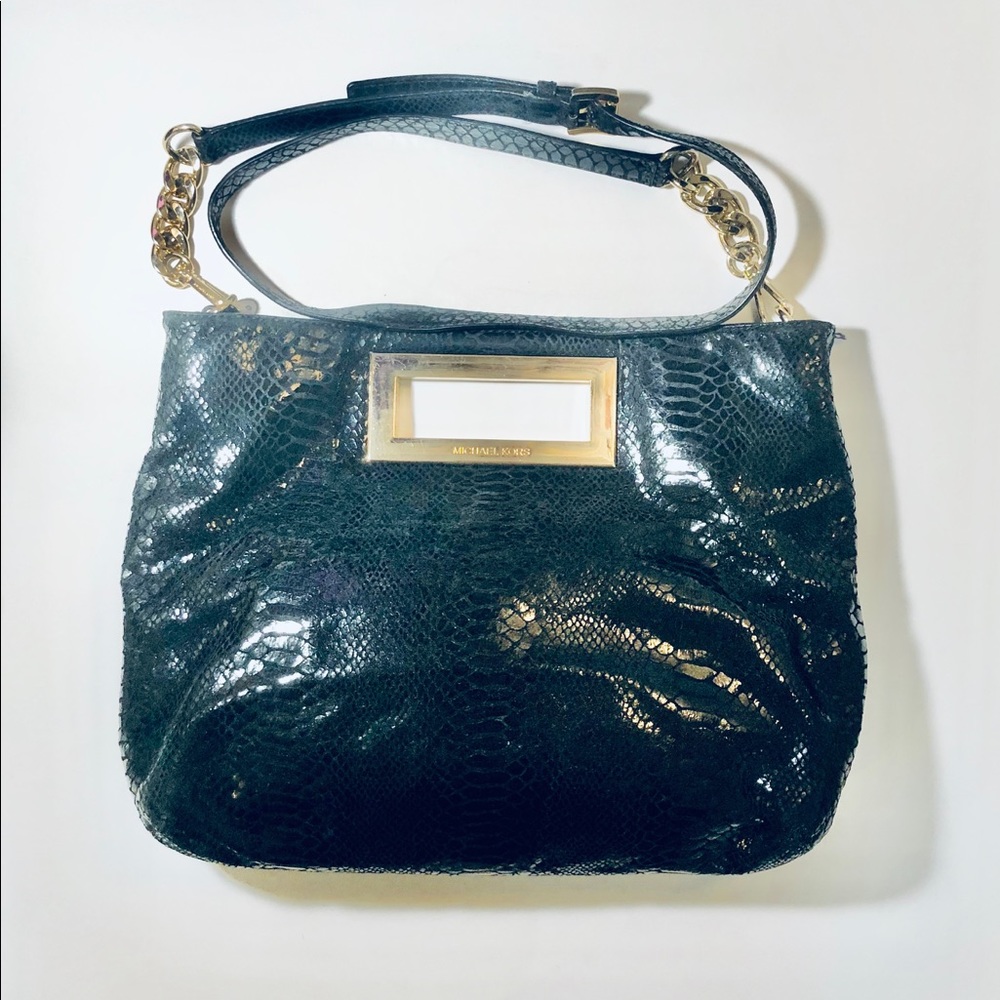 Michael Kors Python Clutch/Crossbody